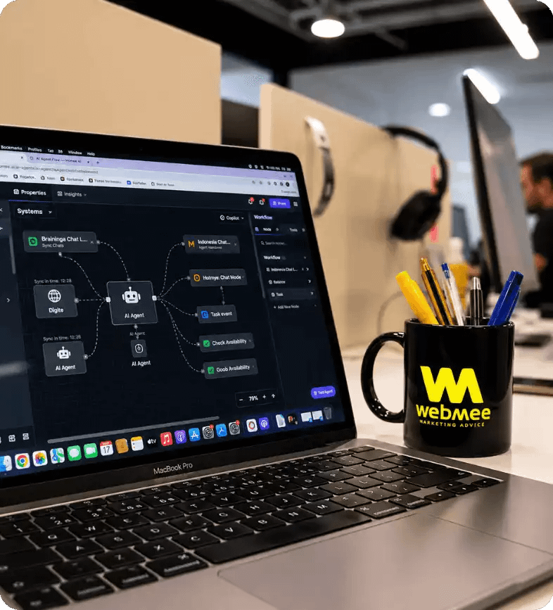 automacao de processos e agentes de ia desenvolvidos pela agencia de marketing digital webmee